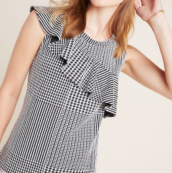 NWT Dolan Callan Ruffled Top - Picture 2 of 8